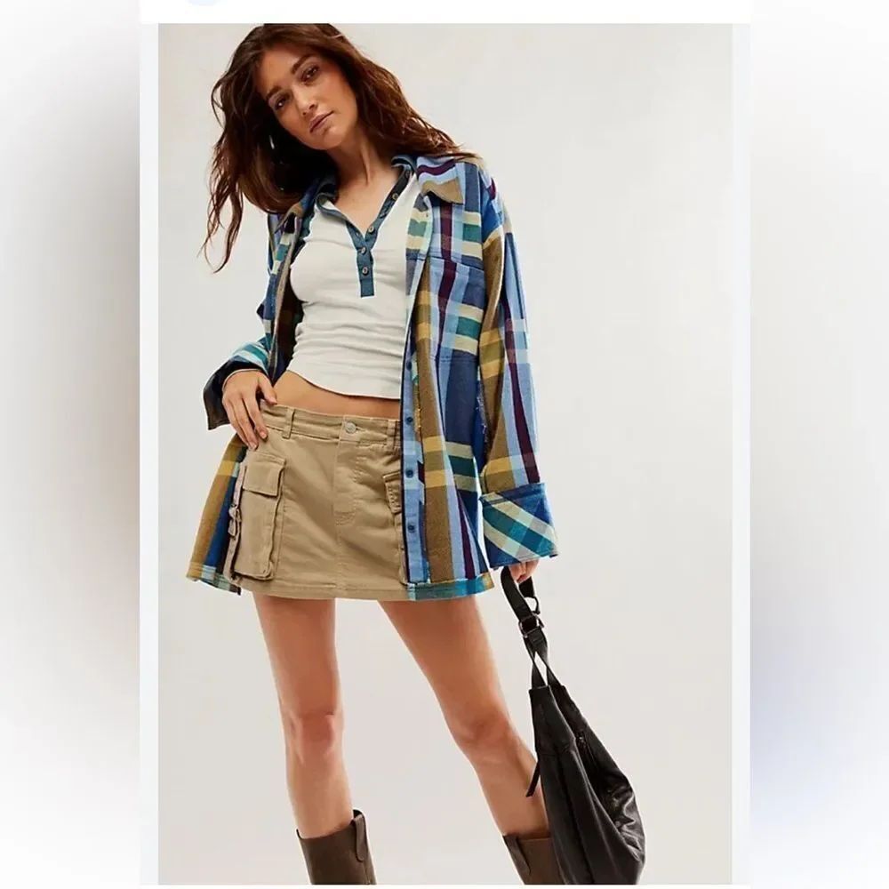 We The Free So Long
Summer Plaid Top size X Small